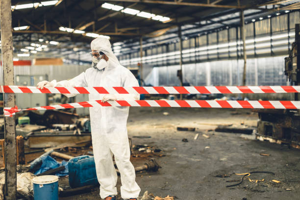 Professional Crime Scene Cleanup technician working in Angleton, TX